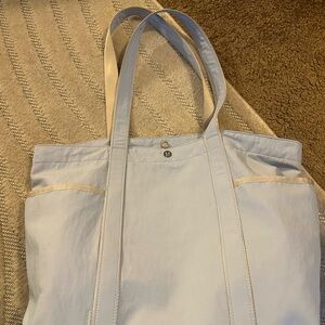 Lululemon Light Blue Tote Bag